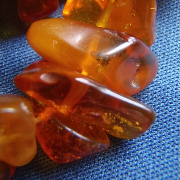 Amber Necklace, 34 Inch continuous strand - Picture 4 of 5